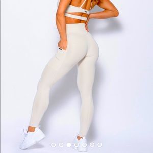 Sexy Bombshell sportswear legging, Oatmeal XL